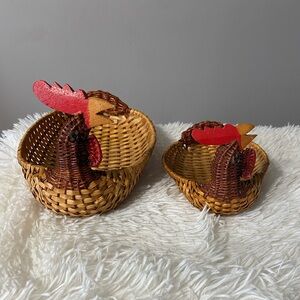 Vintage Chicken Boho Kitchen Baskets
Set of 2
Farmhouse
Grandmacore